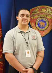 Alex Castro has seen communications skills improve as an intern with the SCPD